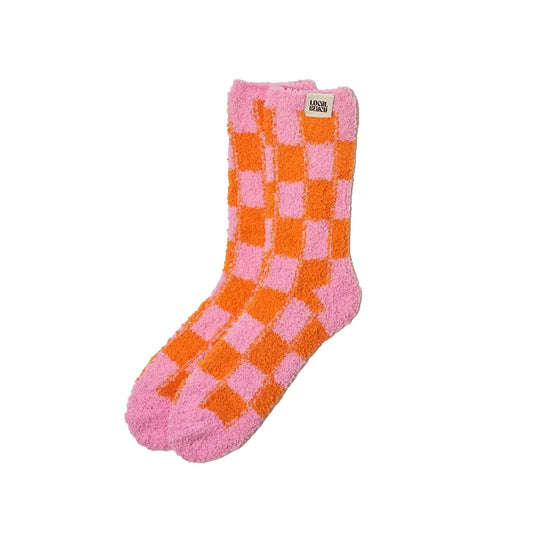 Checker Local Beach Cozy Socks