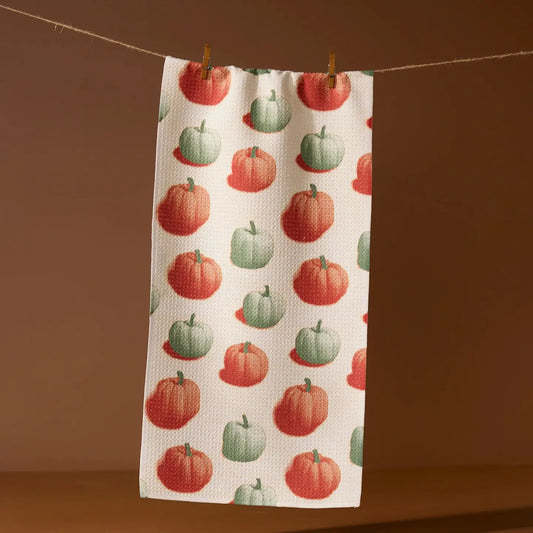 Geometry Pumpkin Pop Bar Towel