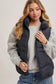 Zipper Down Puffer Hooded Vest