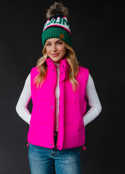 Bright Pink Vest