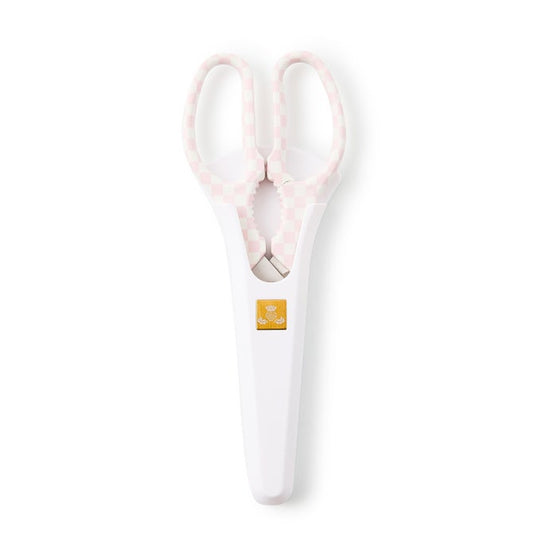 Pink & White Check Kitchen Shears