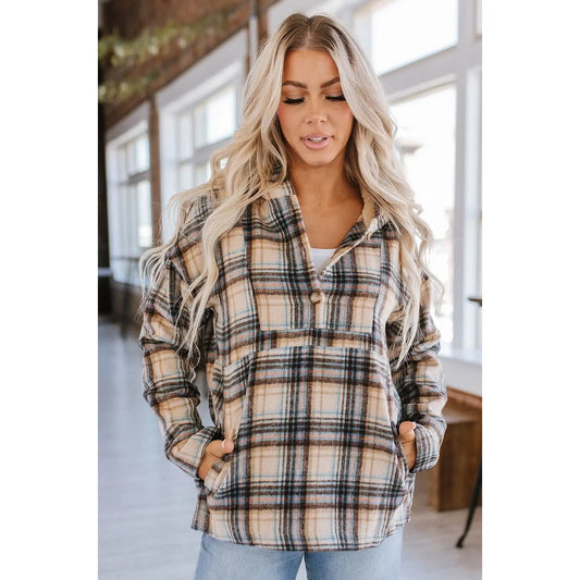 Lorelai Plaid Pullover Hoodie