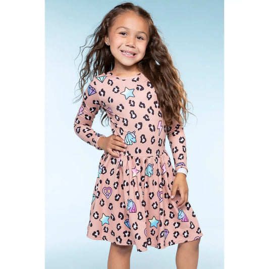 Simply Soft Long Sleeve Be Happy Dress