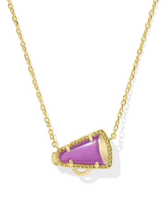 KENDRA SCOTT Cheer Gold Short Pendant Necklace