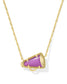 KENDRA SCOTT Cheer Gold Short Pendant Necklace