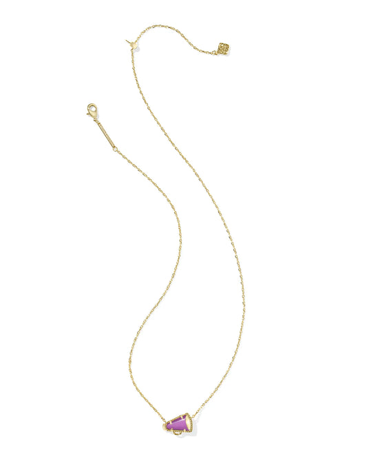 KENDRA SCOTT Cheer Gold Short Pendant Necklace