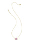 KENDRA SCOTT Cheer Gold Short Pendant Necklace