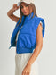 Fall Zip-Up Crop Puffer Fall Vest