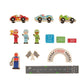 MUDPIE Race Car Wood Toy Set