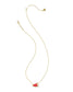 KENDRA SCOTT Cheer Gold Short Pendant Necklace