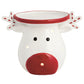 MUDPIE Reindeer Light-Up Pillar Holder