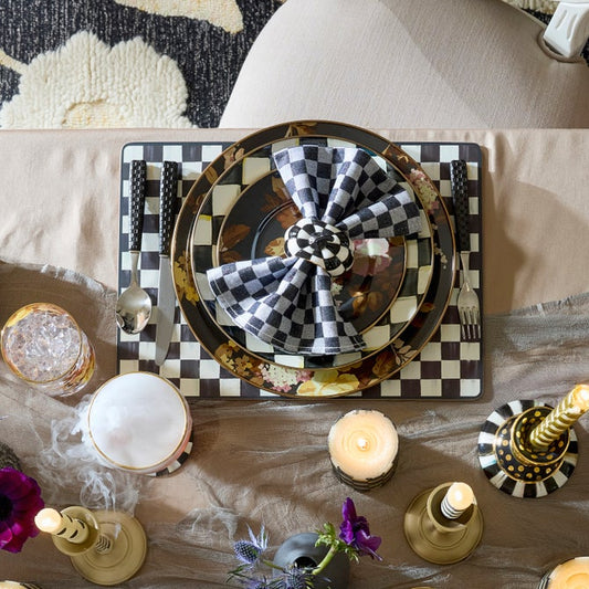 Courtly Check Cork Back Placemats, Set of 4