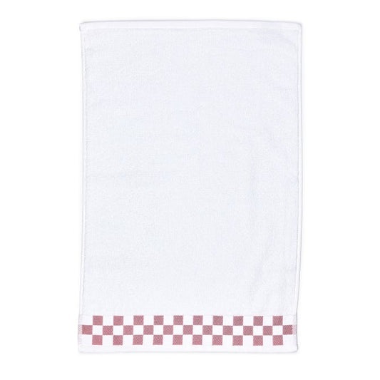 Hand Towel with Rose Check Border
