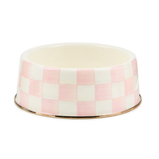 Rosy Check Large Pet Dish