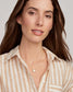 KENDRA SCOTT Sand Dollar Gold Short Pendant Necklace