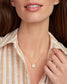 KENDRA SCOTT Sand Dollar Gold Short Pendant Necklace
