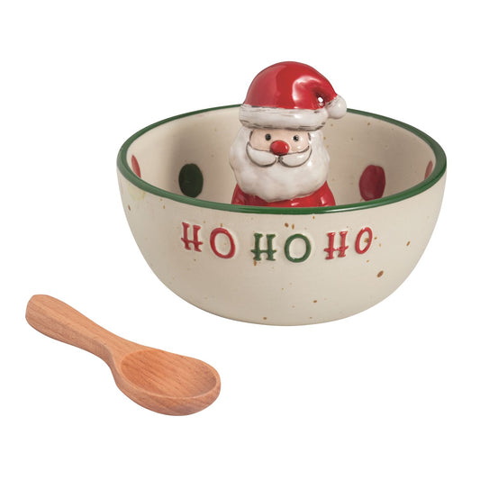 MUDPIE SANTA FARM XMAS CANDY DISH