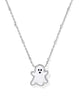 Ghost Silver Short Pendant Necklace