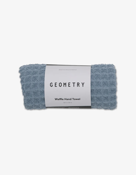 Geometry Sky Waffle Hand Towel