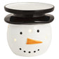 MUDPIE Snowman Light-Up Pillar Holder