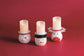 MUDPIE Snowman Light-Up Pillar Holder