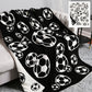 Soccer Ball Print Cozy Soft Throw Blanket