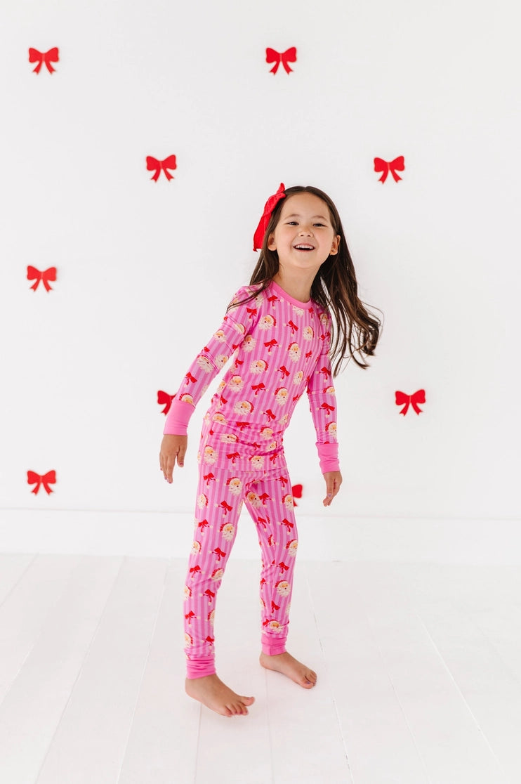 Kiki + Lulu Santa Soirée Kids Pajamas