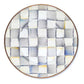MACKENZIE CHILDS Sterling Check Salad/Dessert Plate