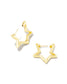 KENDRA SCOTT Star Huggie Earrings in Gold
