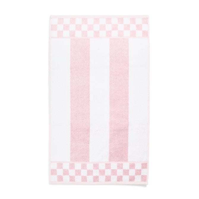 Rosy Stripe Hand Towel