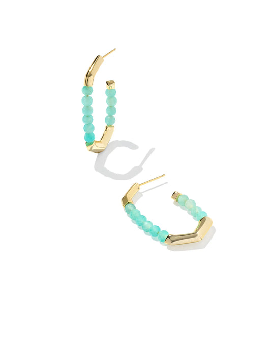 KENDRA SCOTT Sylvia Gold Hoop Earrings