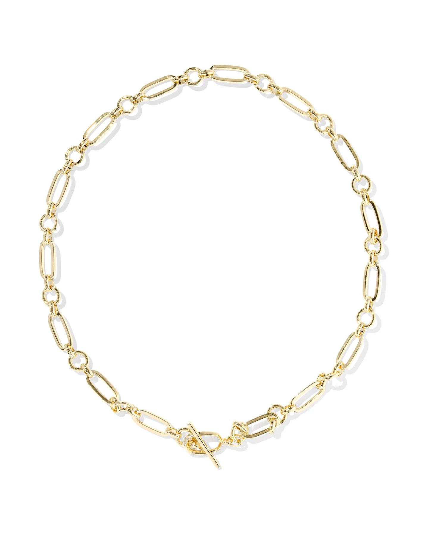 KENDRA SCOTT Sylvia Gold Metal Link and Chain Necklace