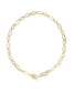 KENDRA SCOTT Sylvia Gold Metal Link and Chain Necklace