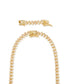 KENDRA SCOTT Larsan Silver Tennis Necklace in White Crystal