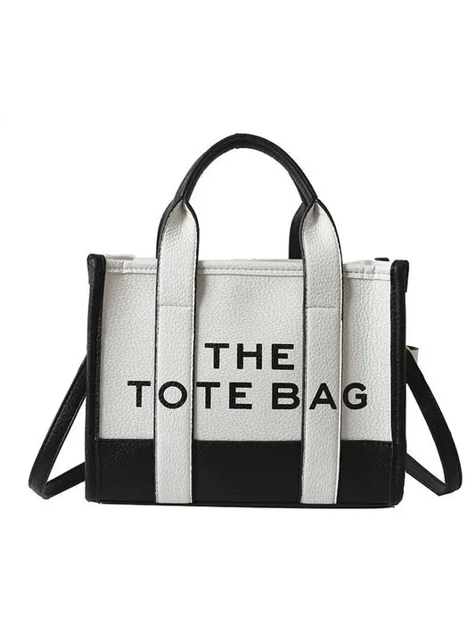 Two-Tone Tote Bag the Best Bag in Vegan Leather