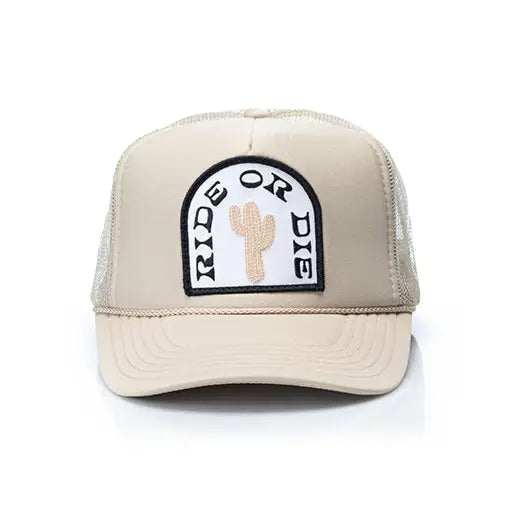 Ride or Die Patch Trucker Hat