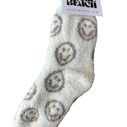 Smiley Local Beach Cozy Socks