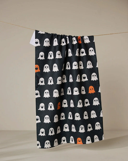 Geometry Emotional Boos Tea Towel