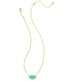 KENDRA SCOTT Elisa Gold Texas Necklace in Turquoise Magnesite