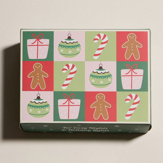 4Pairs Green Monster Grinch Christmas Bundle Gift Socks Set