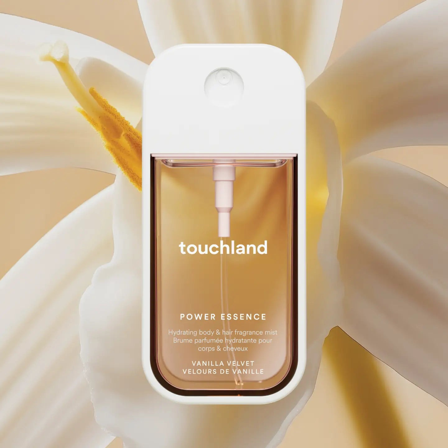 Touchland Vanilla Velvet Power Essence Body & Hair Fragrance Mist