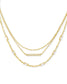 KENDRA SCOTT Addison Triple Strand Necklace in Gold