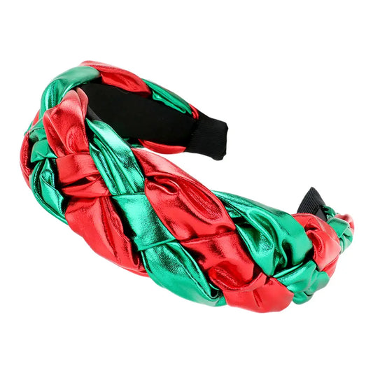 Christmas Padded Weave Headband