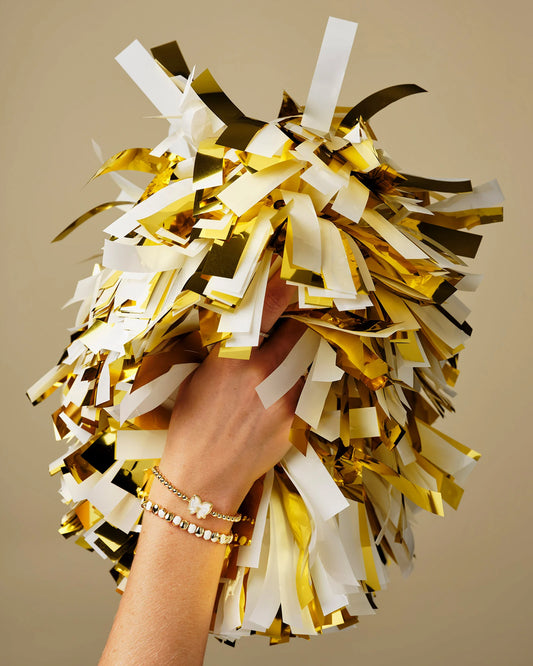 KENDRA SCOTT Daphne Enamel Gold Stretch Bracelet