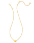 KENDRA SCOTT Cailin Gold Pendant Necklace in Golden Yellow Crystal