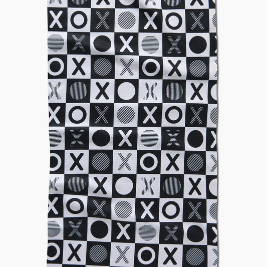 Geometry Checkered Xoxo Tea Towel