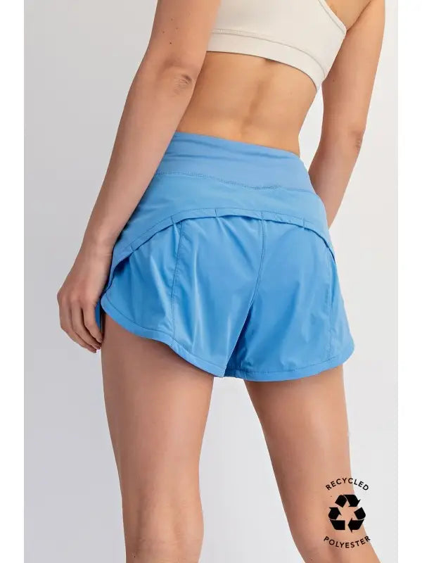 2 in 1 Stretch Woven Active Shorts
