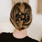 TELETIES Round Flat Hair Clip | Small | Tortoise