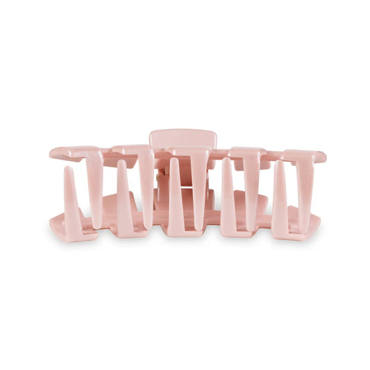 TELETIES Classic Hair Clip | Medium | Pearly Pink