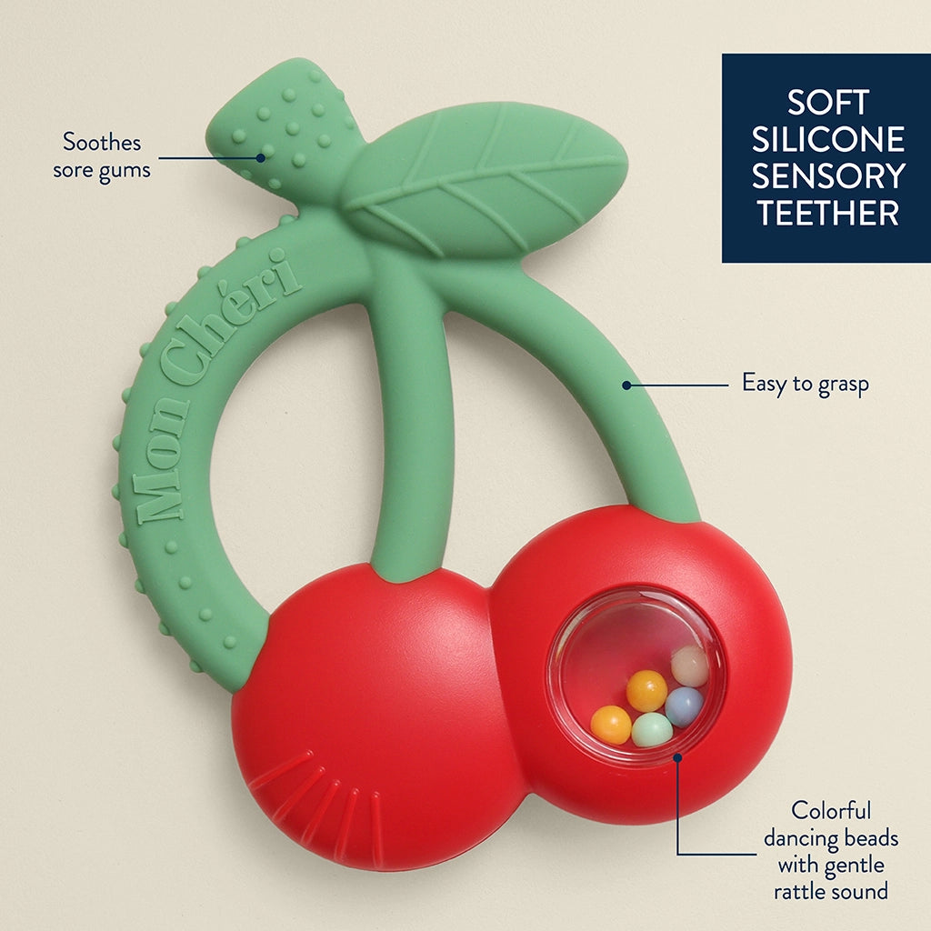 Itzy Ritzy Bitzy Shake™ - Silicone Teether with Rattle